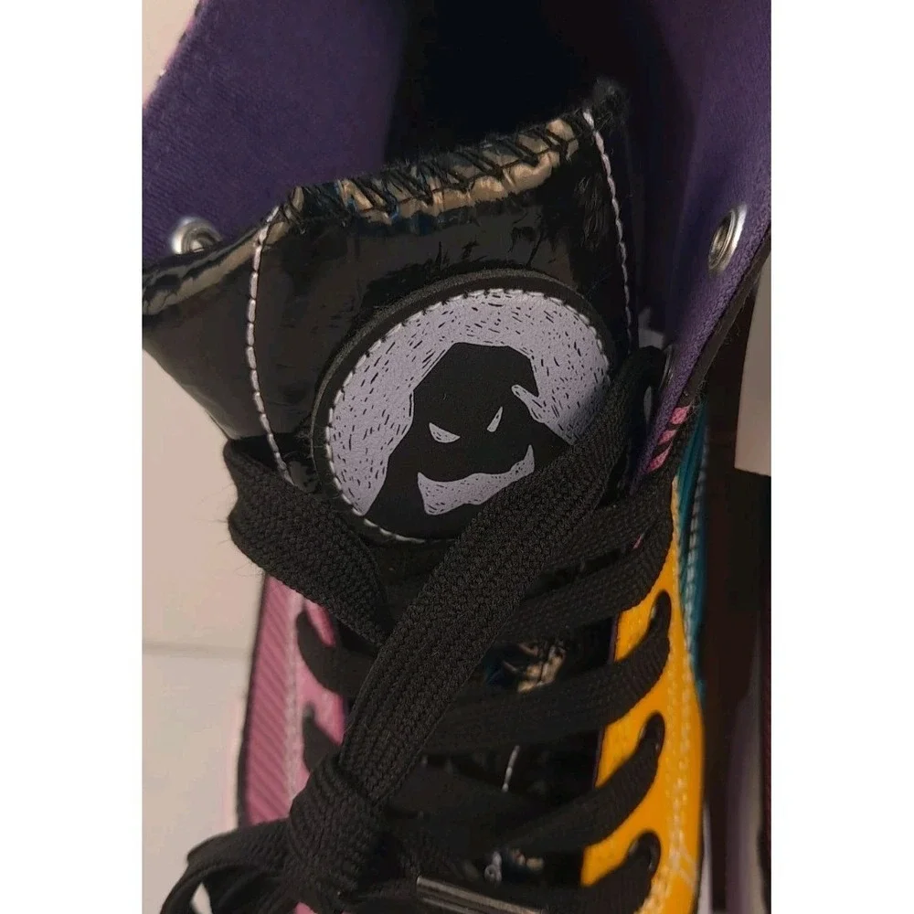 Disney The Nightmare Before Christmas Jack &‎ Sally High Top Shoes Size 6 NWT